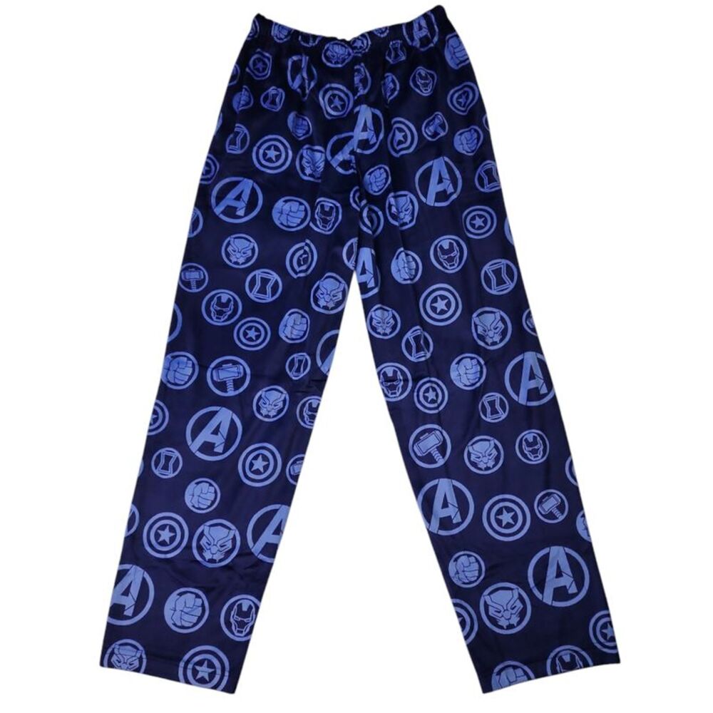 Character Men's Soft Pockets Elastic Waistband Pajama Pant - Marvel